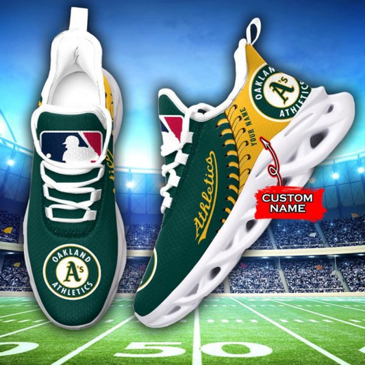 [HOMERUN DEAL] NEW CUSTOMIZED MLB23 OAS OAKLAND ATHLETICS MAX SOUL SHOES