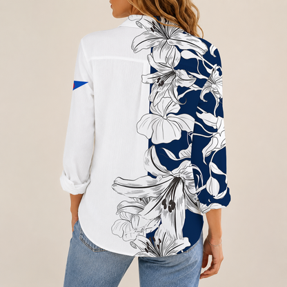 [TOUCHDOWN DEAL] NEW CUSTOMIZED NCAA FBS23 PNL PENN STATE NITTANY LIONS WOMEN CASUAL SHIRT