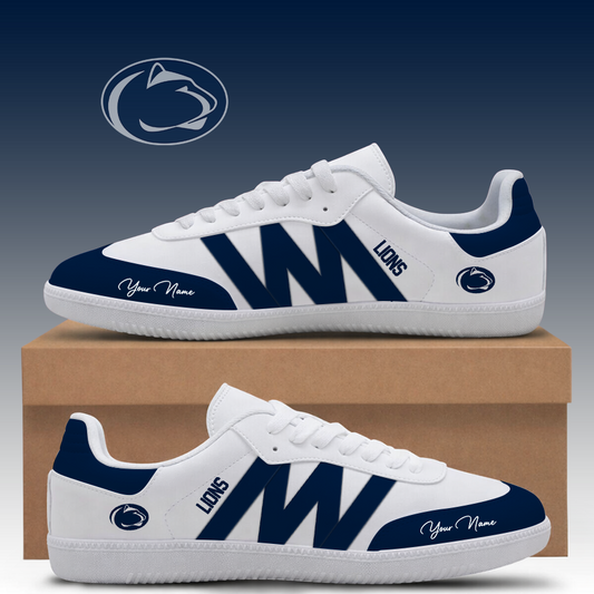 [TOUCHDOWN DEAL] NEW CUSTOMIZED NCAA FBS23 PNL PENN STATE NITTANY LIONS CLASSIC SNEAKERS