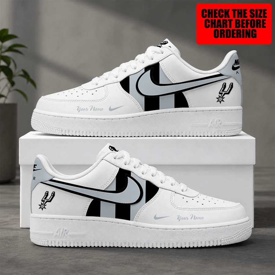 [SLAM DUNK DEAL] NEW CUSTOMIZED NBA23 SAS SAN ANTONIO SPURS AF1 SHOES