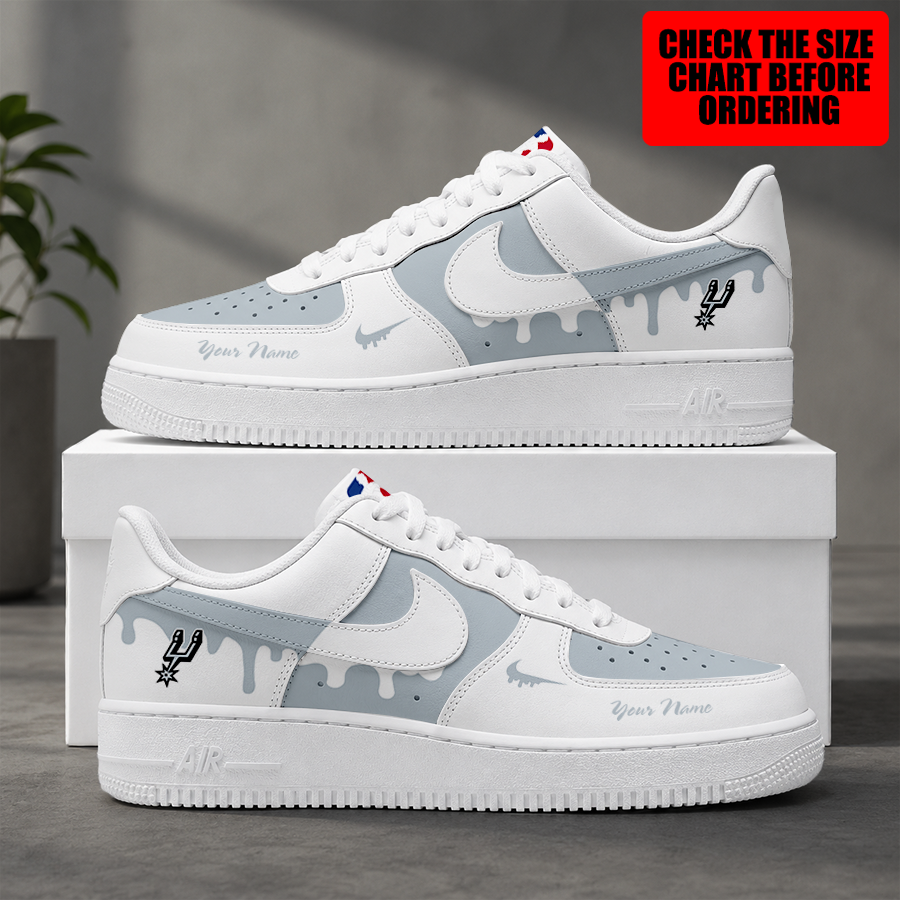 [SLAM DUNK DEAL] NEW CUSTOMIZED NBA23 SAS SAN ANTONIO SPURS AF1 SHOES