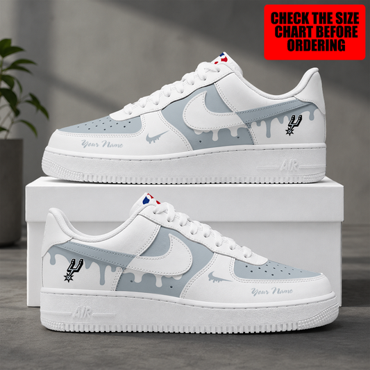 [SLAM DUNK DEAL] NEW CUSTOMIZED NBA23 SAS SAN ANTONIO SPURS AF1 SHOES