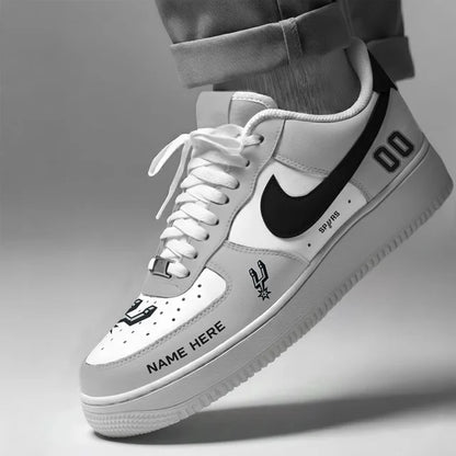 [SLAM DUNK DEAL] NEW CUSTOMIZED NBA23 SAS SAN ANTONIO SPURS AF1 SHOES