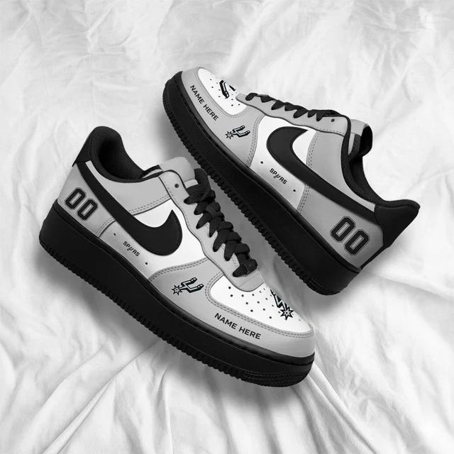 [SLAM DUNK DEAL] NEW CUSTOMIZED NBA23 SAS SAN ANTONIO SPURS AF1 SHOES