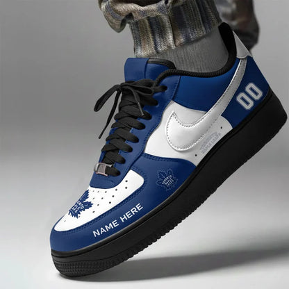[PUCK DROP DEAL] NEW CUSTOMIZED NHL23 TML TORONTO MAPLE LEAFS AF1 SHOES