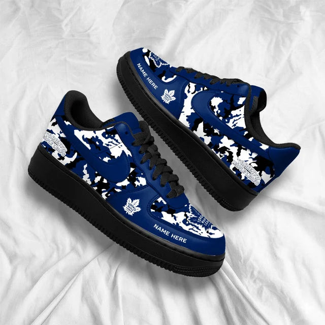 [PUCK DROP DEAL] NEW CUSTOMIZED NHL23 TML TORONTO MAPLE LEAFS AF1 SHOES