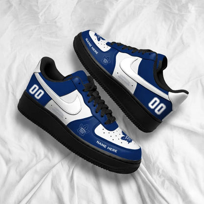 [PUCK DROP DEAL] NEW CUSTOMIZED NHL23 TML TORONTO MAPLE LEAFS AF1 SHOES