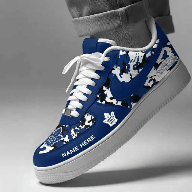 [PUCK DROP DEAL] NEW CUSTOMIZED NHL23 TML TORONTO MAPLE LEAFS AF1 SHOES