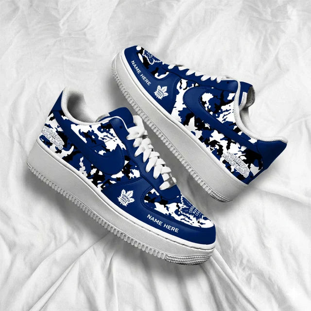 [PUCK DROP DEAL] NEW CUSTOMIZED NHL23 TML TORONTO MAPLE LEAFS AF1 SHOES
