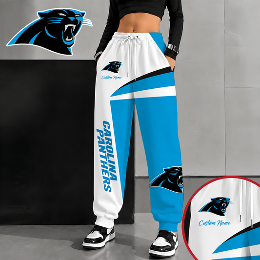 [TOUCHDOWN DEAL] NEW CUSTOMIZED NFL23 CLP CAROLINA PANTHERS SWEATPANTS
