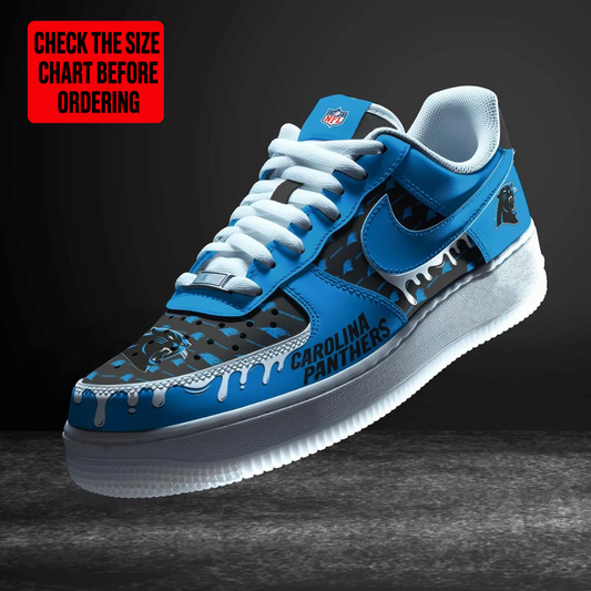 [TOUCHDOWN DEAL] NEW CUSTOMIZED NFL23 CLP CAROLINA PANTHERS AF1 SHOES