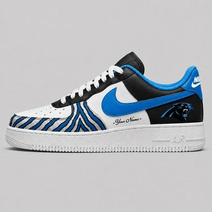 [TOUCHDOWN DEAL] NEW CUSTOMIZED NFL23 CLP CAROLINA PANTHERS AF1 SHOES