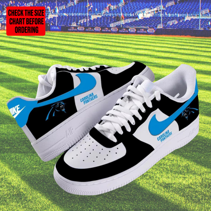 [TOUCHDOWN DEAL] NEW CUSTOMIZED NFL23 CLP CAROLINA PANTHERS AF1 SHOES
