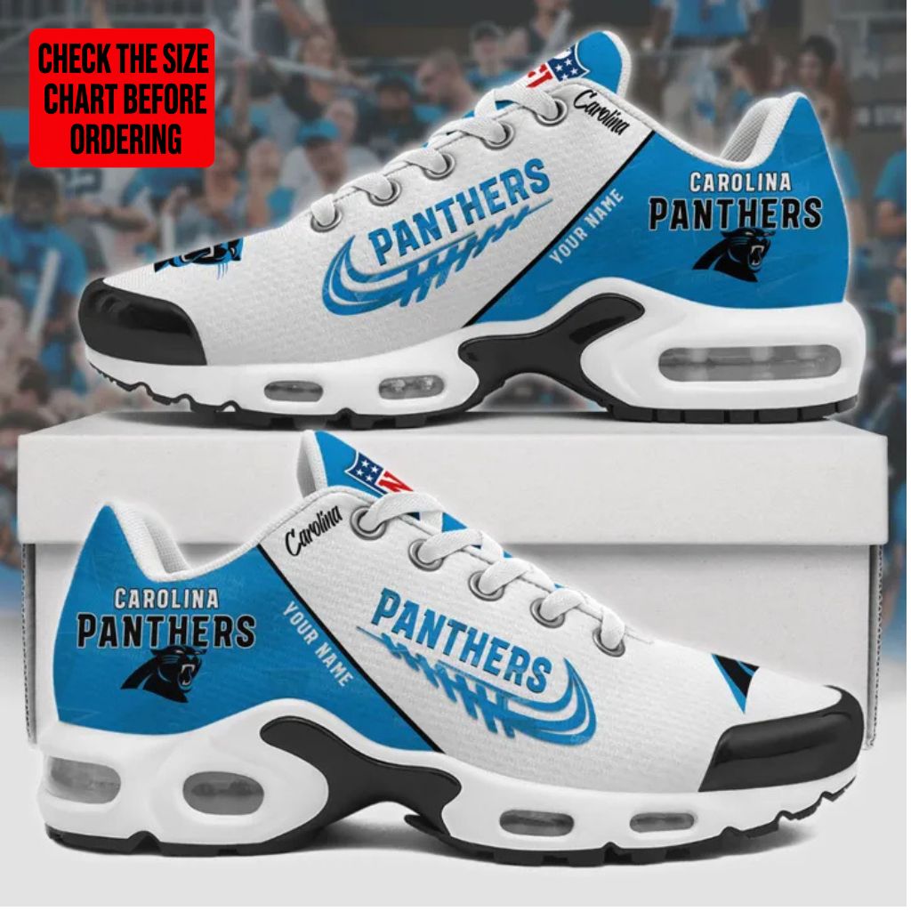 [TOUCHDOWN DEAL] NEW CUSTOMIZED NFL23 CLP CAROLINA PANTHERS AIR MAX PLUS SNEAKERS