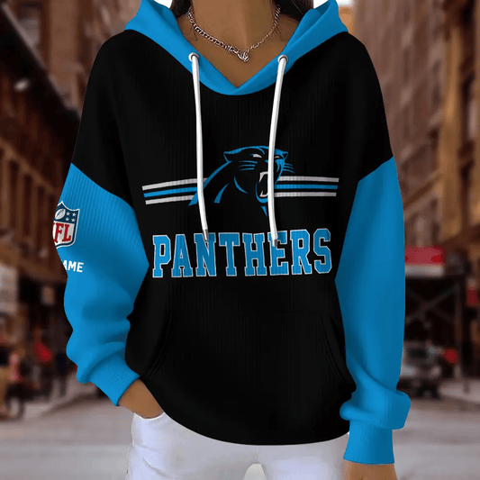 [TOUCHDOWN DEAL] NEW CUSTOMIZED NFL23 CLP CAROLINA PANTHERS RIBBED HOODIE & SWEATSHIRT