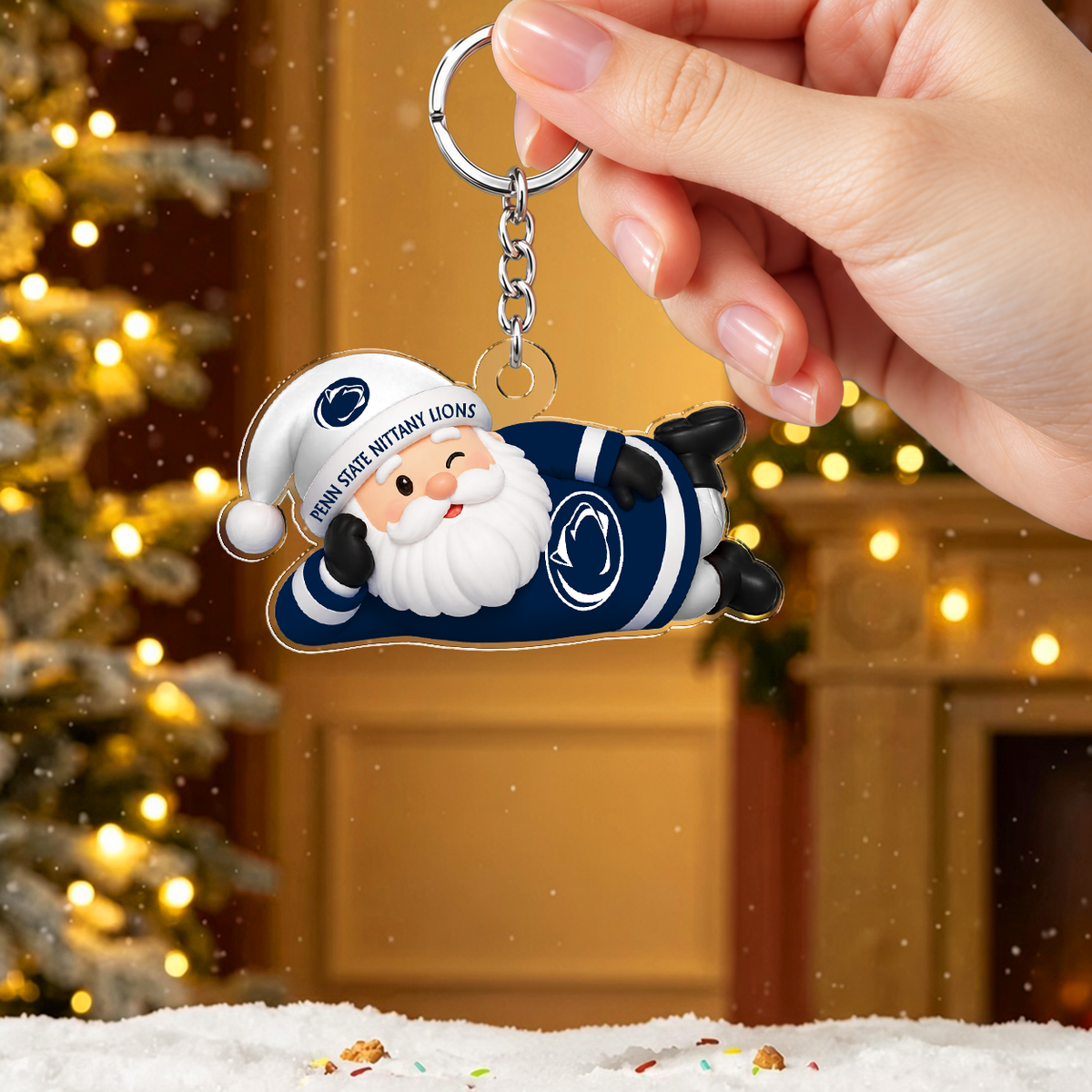 [TOUCHDOWN DEAL] NEW CUSTOMIZED NCAA FBS23 PNL PENN STATE NITTANY LIONS ACRYLIC KEYCHAIN