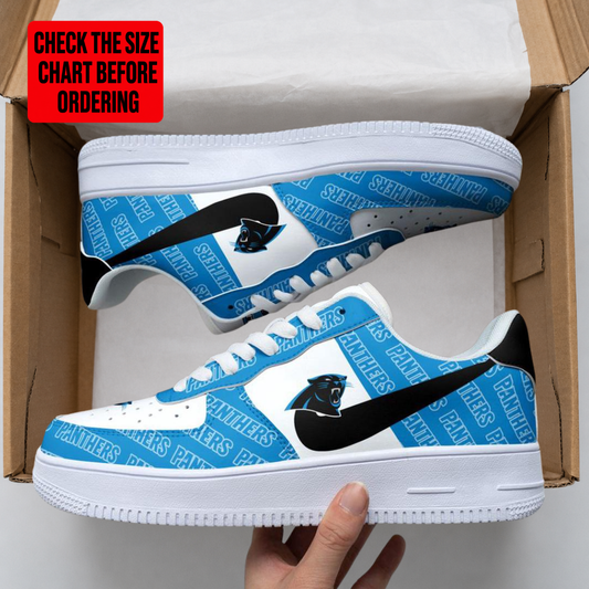 [TOUCHDOWN DEAL] NEW CUSTOMIZED NFL23 CLP CAROLINA PANTHERS AF1 SHOES