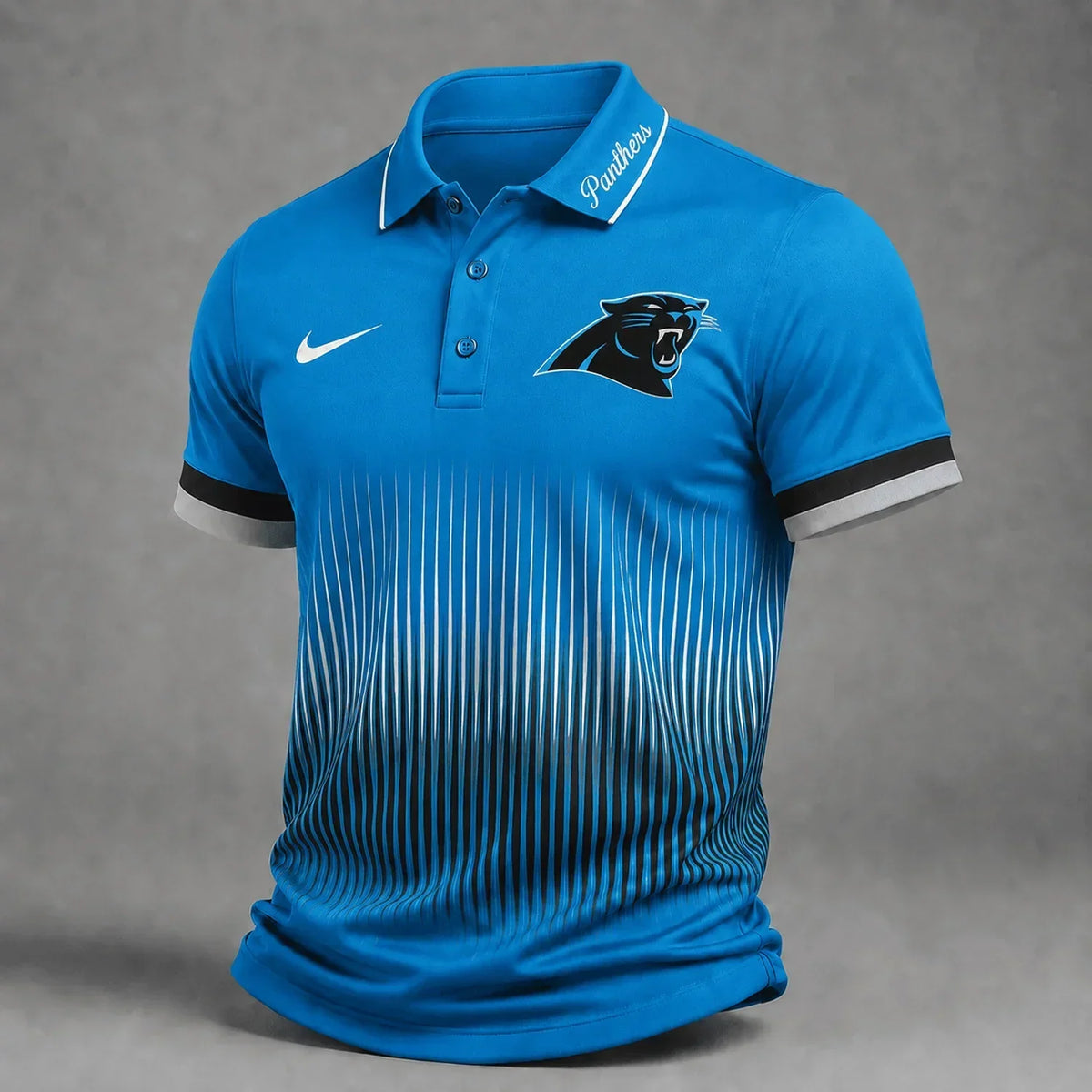 [SPECIAL OFFER] NEW CUSTOMIZED NFL23 CLP CAROLINA PANTHERS POLO SHIRT