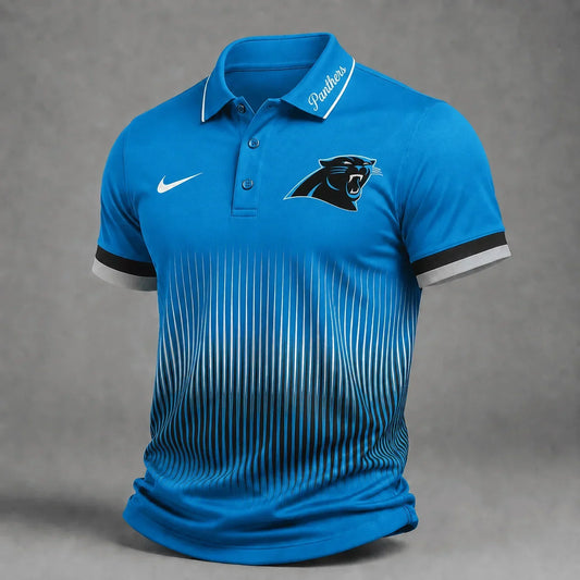 [TOUCHDOWN DEAL] NEW CUSTOMIZED NFL23 CLP CAROLINA PANTHERS POLO SHIRT