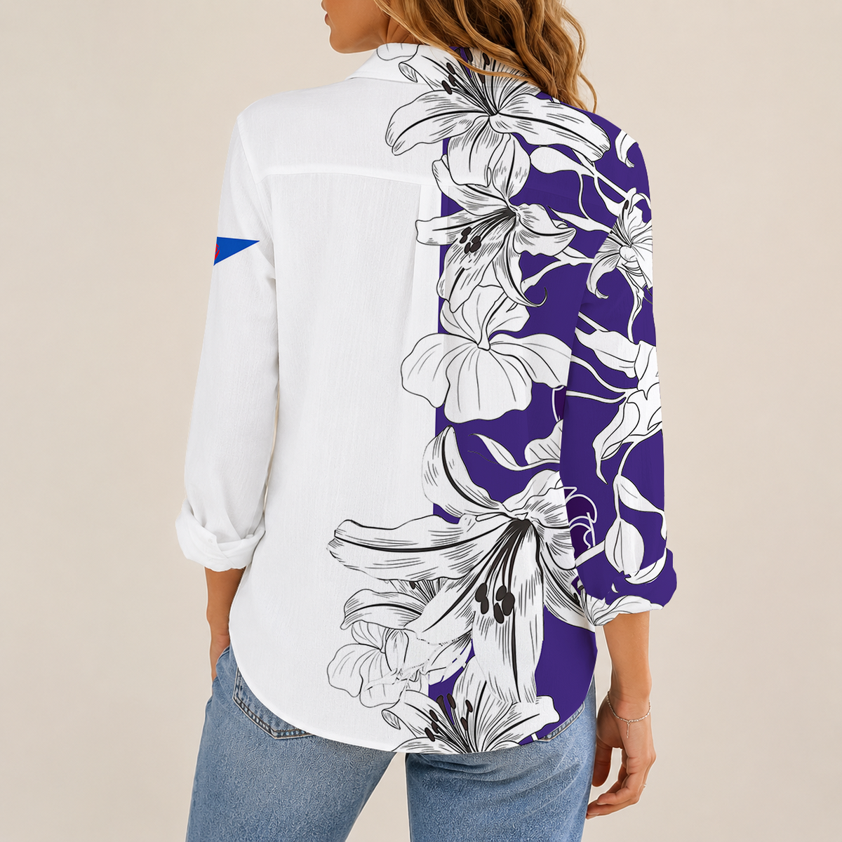 [TOUCHDOWN DEAL] NEW CUSTOMIZED NCAA FBS24 KSW KANSAS STATE WILDCATS WOMEN CASUAL SHIRT