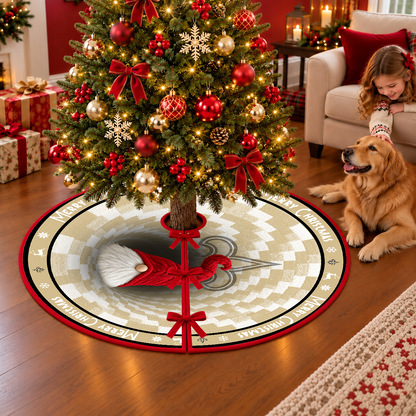 [TOUCHDOWN DEAL] NEW CUSTOMIZED NFL24 NOS THE SAINTS CHRISTMAS TREE SKIRT
