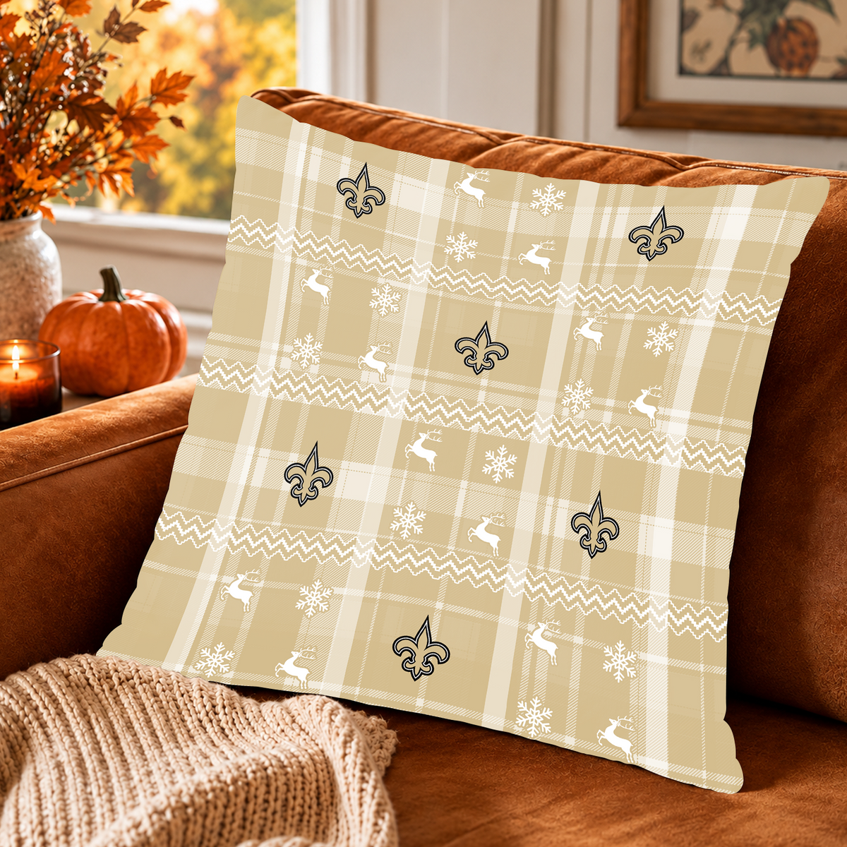 [TOUCHDOWN DEAL] NEW CUSTOMIZED NFL24 NOS THE SAINTS ENVELOPE PILLOW CASE