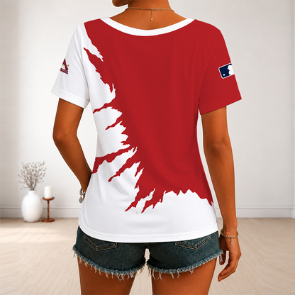 [HOMERUN DEAL] NEW CUSTOMIZED MLB24 SLC ST. LOUIS CARDINALS V-NECK FEMALE SHIRT