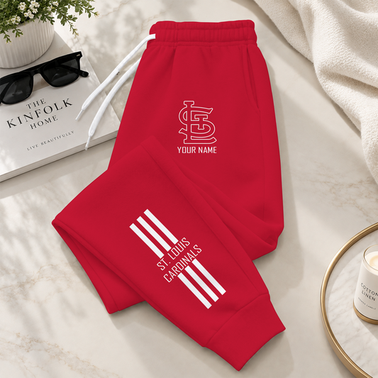 [HOMERUN DEAL] NEW CUSTOMIZED MLB24 SLC ST. LOUIS CARDINALS SWEATPANTS