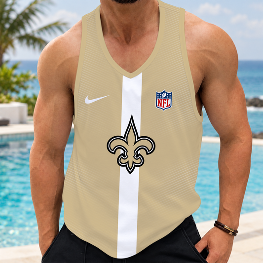 [TOUCHDOWN DEAL] NEW CUSTOMIZED NFL24 NOS NEW ORLEANS SAINTS UNISEX TANK TOP