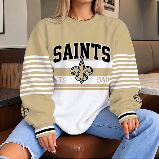 [TOUCHDOWN DEAL] NEW CUSTOMIZED NFL24 NOS THE SAINTS UNISEX SWEATSHIRT