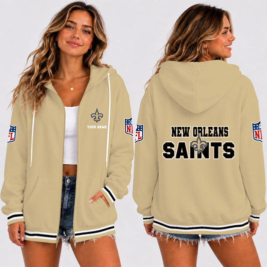 [TOUCHDOWN DEAL] NEW CUSTOMIZED NFL24 NOS NEW ORLEANS SAINTS T-SHIRT, HOODIE, ZIP HOODIE