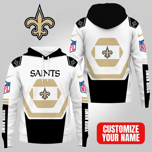 [TOUCHDOWN DEAL] NEW CUSTOMIZED NFL24 NOS NEW ORLEANS SAINTS T-SHIRT, HOODIE & ZIP HOODIE
