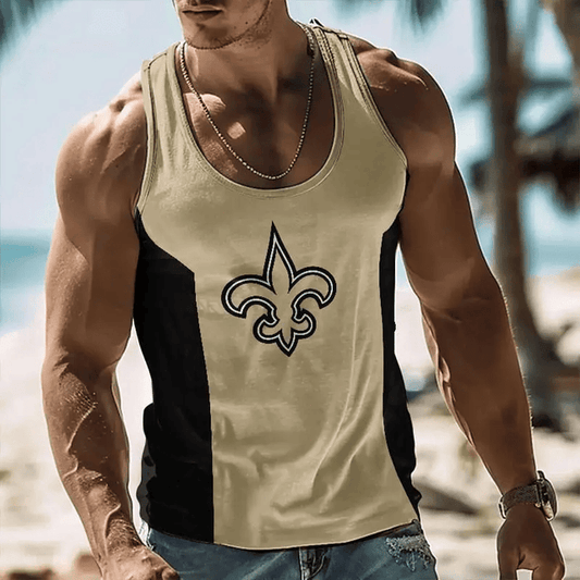 [TOUCHDOWN DEAL] NEW CUSTOMIZED NFL24 NOS NEW ORLEANS SAINTS UNISEX TANK TOP