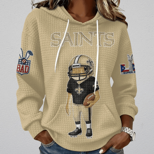 [TOUCHDOWN DEAL] NEW CUSTOMIZED NFL24 NOS NEW ORLEANS SAINTS UNISEX HOODED SWEATSHIRT