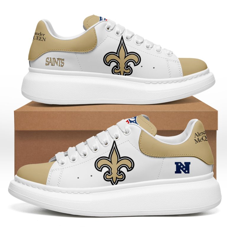 [TOUCHDOWN DEAL] NEW CUSTOMIZED NFL24 NOS NEW ORLEANS SAINTS MCQUEEN SHOES