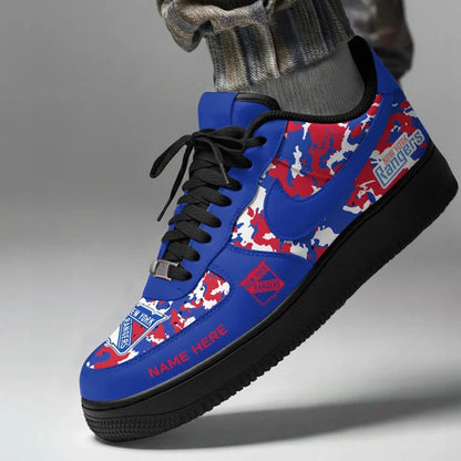 [PUCK DROP DEAL] NEW CUSTOMIZED NHL24 NYR NEW YORK RANGERS AF1 SHOES