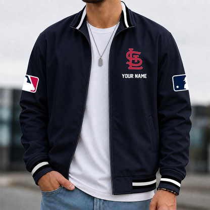 [HOMERUN DEAL] NEW CUSTOMIZED MLB24 SLC ST. LOUIS CARDINALS MULTICOLOR MEN'S CASUAL JACKET