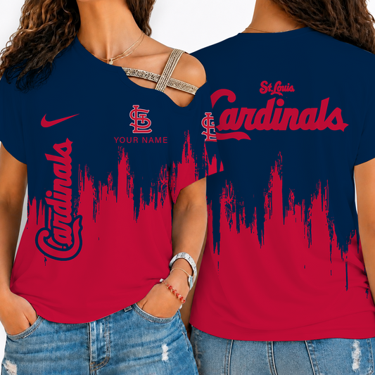 [HOMERUN DEAL] NEW CUSTOMIZED MLB24 SLC ST. LOUIS CARDINALS SHOULDER SHIRT