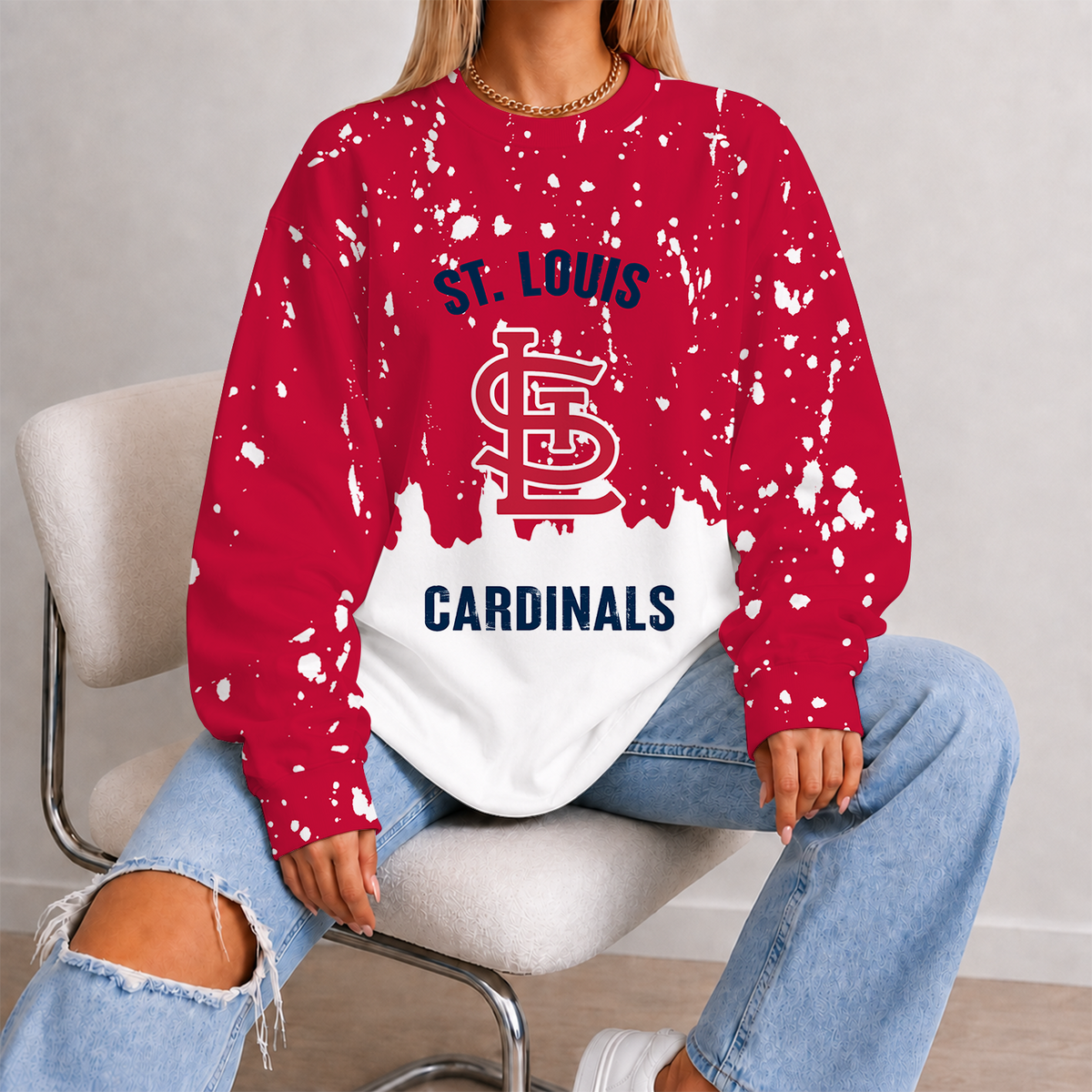 [HOMERUN DEAL] NEW CUSTOMIZED MLB24 SLC ST. LOUIS CARDINALS UNISEX SWEATSHIRT