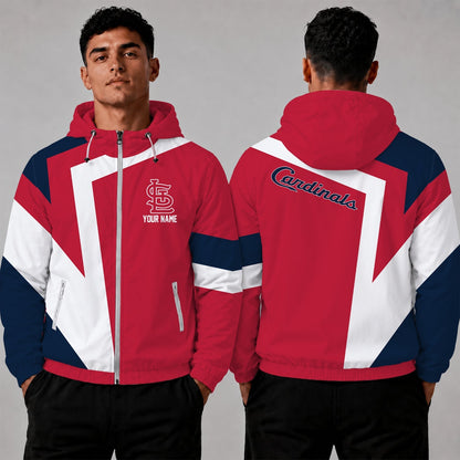[HOMERUN DEAL] NEW CUSTOMIZED MLB24 SLC ST. LOUIS CARDINALS WINDBREAKER JACKET