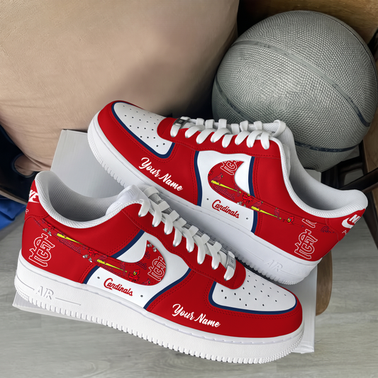 [HOMERUN DEAL] NEW CUSTOMIZED MLB24 SLC ST. LOUIS CARDINALS AF1 SHOES
