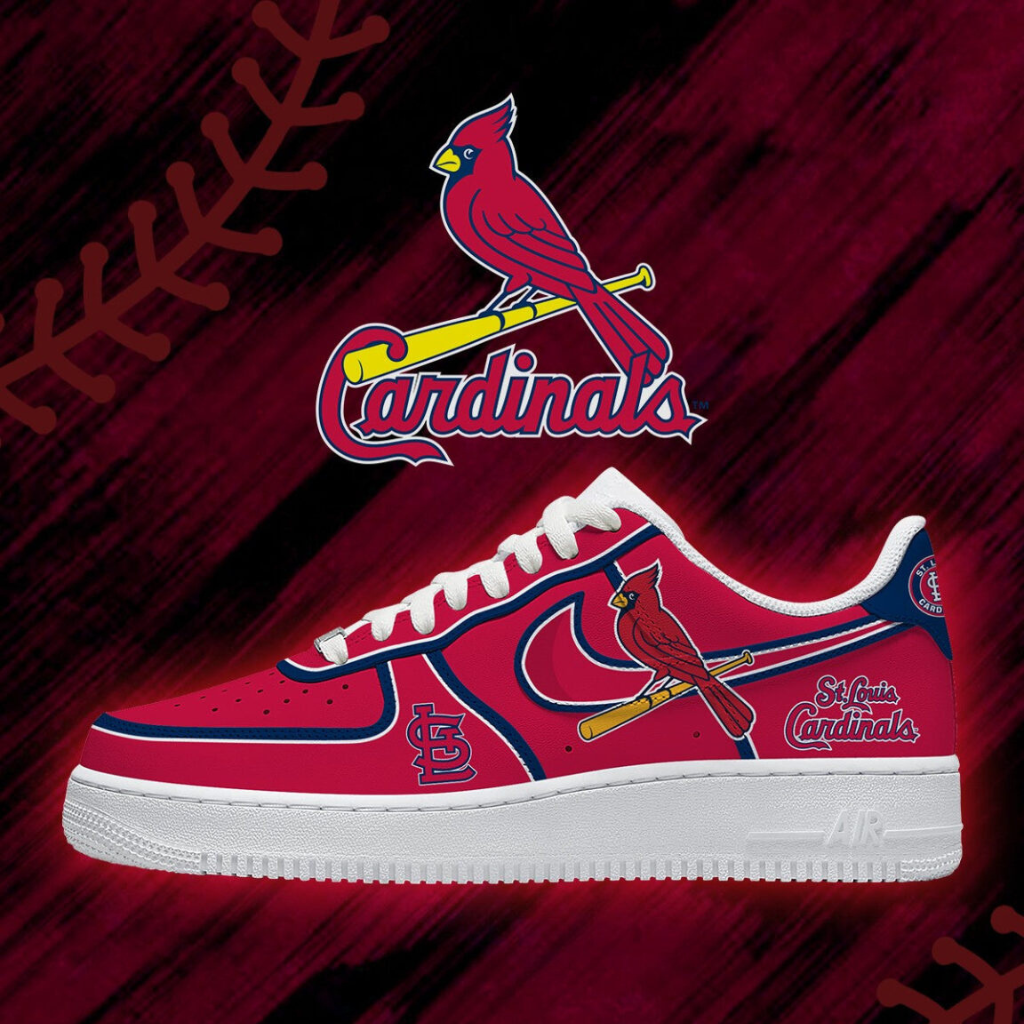 [HOMERUN DEAL] NEW CUSTOMIZED MLB24 SLC ST. LOUIS CARDINALS AF1 SHOES