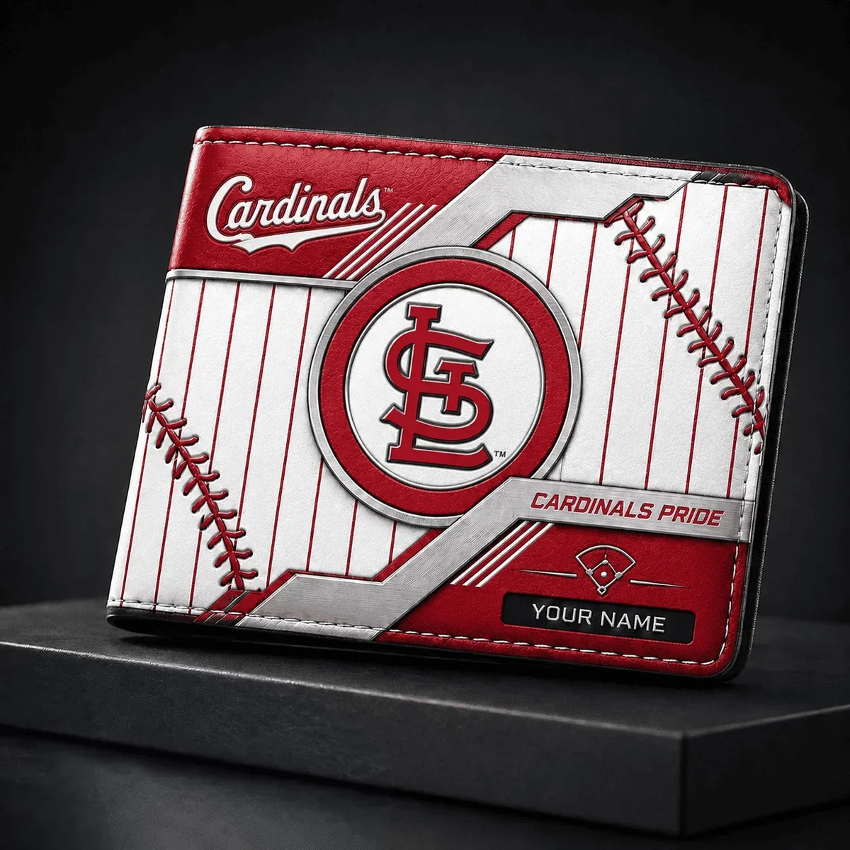 [HOMERUN DEAL] NEW CUSTOMIZED MLB24 SLC ST. LOUIS CARDINALS LEATHER WALLET