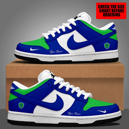 [GOAL DEAL] NEW CUSTOMIZED MLS24 SSF SEATTLE SOUNDERS FC DUNK LOW SHOES