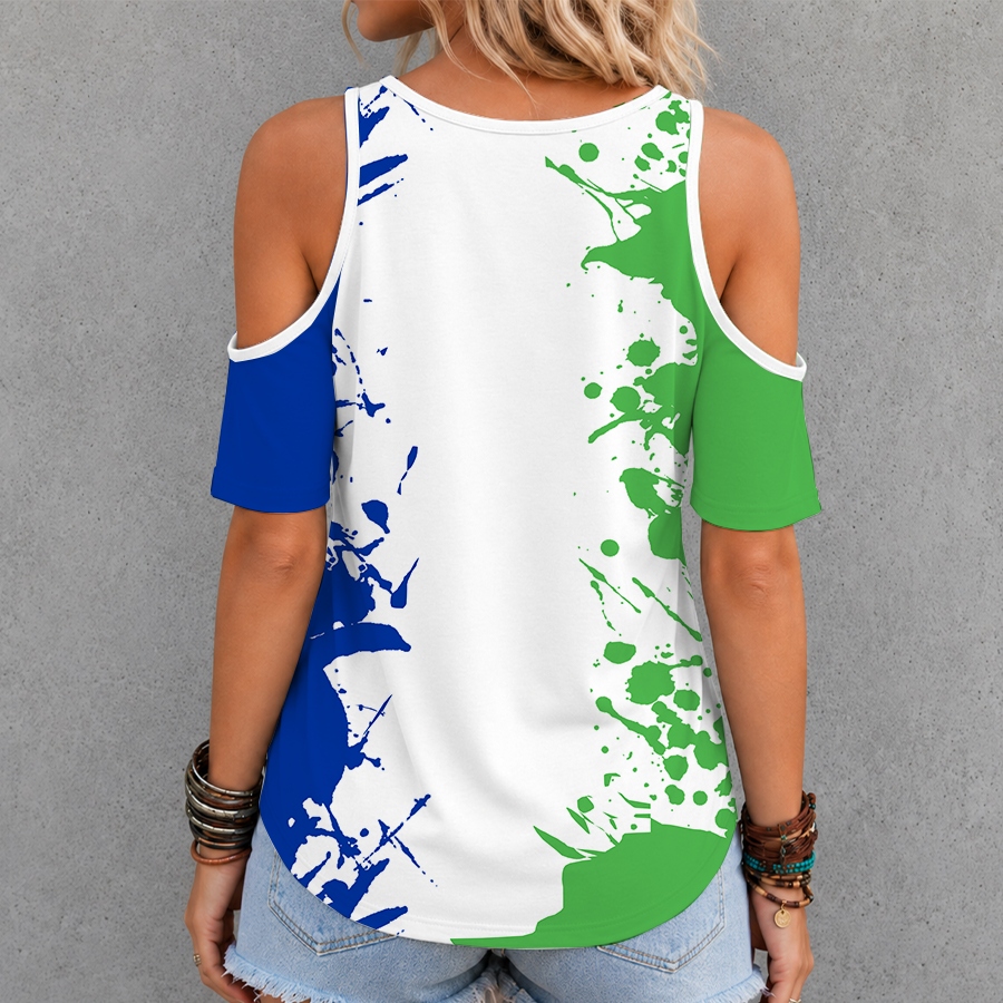 [GOAL DEAL] NEW CUSTOMIZED MLS24 SSF SEATTLE SOUNDERS FC CRISS CROSS V-NECK TOP