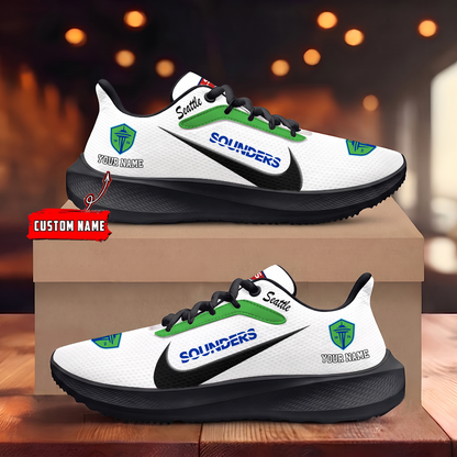 [GOAL DEAL] NEW CUSTOMIZED MLS24 SSF SEATTLE SOUNDERS FC ROAD RUNNING SHOES