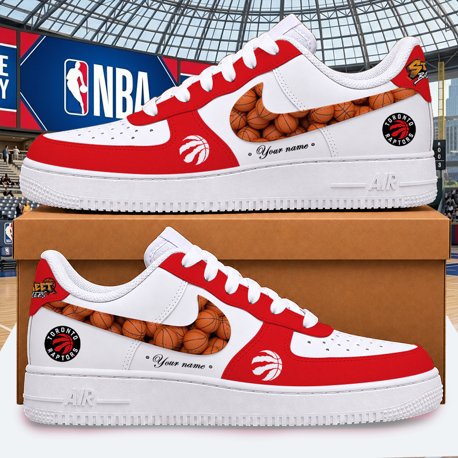 [SLAM DUNK DEAL] NEW CUSTOMIZED NBA24 TRA TORONTO RAPTORS AF1 SHOES