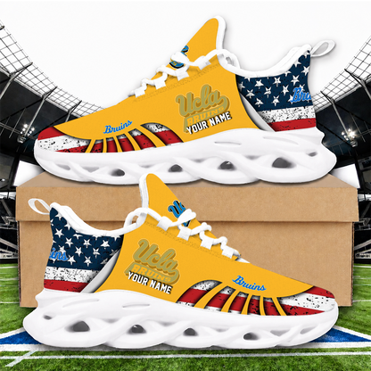 [HOMERUN DEAL] NEW CUSTOMIZED NCAA CWS24 UCB UCLA BRUINS UNISEX CLUNKY SNEAKERS