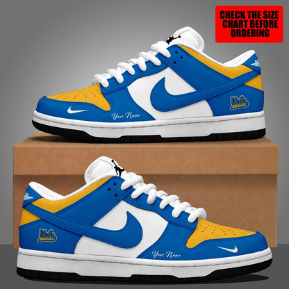 [HOMERUN DEAL] NEW CUSTOMIZED NCAA CWS24 UCB UCLA BRUINS DUNK LOW SHOES