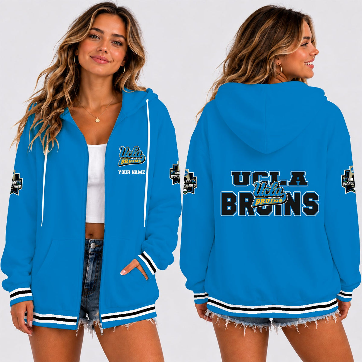 [HOMERUN DEAL] NEW CUSTOMIZED NCAA CWS24 UCB UCLA BRUINS T-SHIRT, HOODIE, ZIP HOODIE